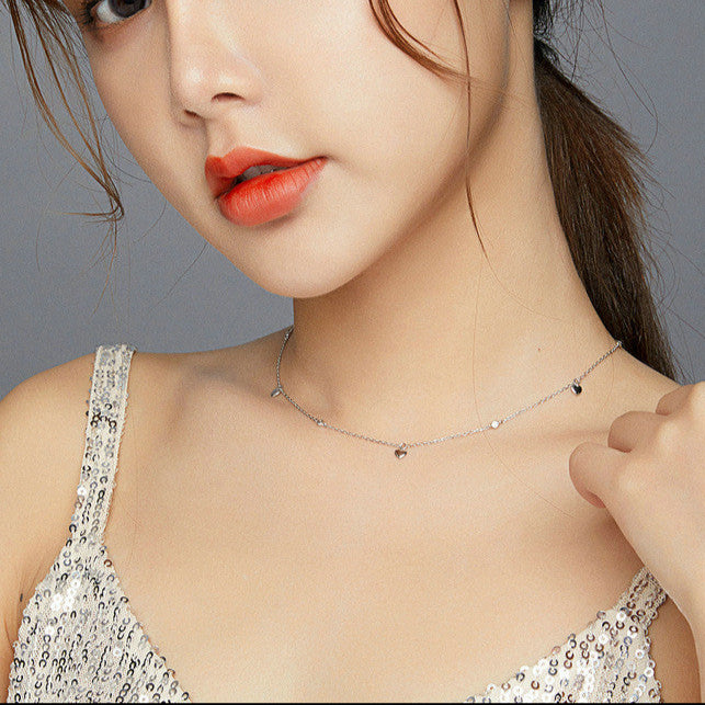 S925 Simple Heart-shaped Necklace