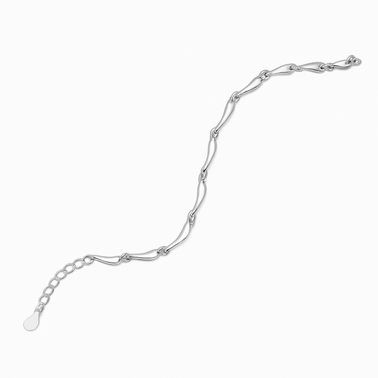 S925 Fluid Link Chain Bracelet